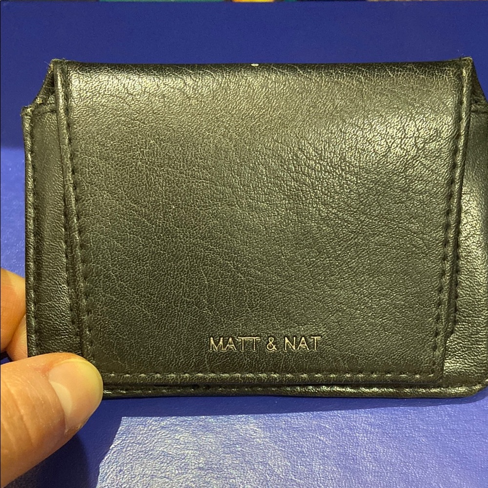 Matt & Nat Black card case  Wallet